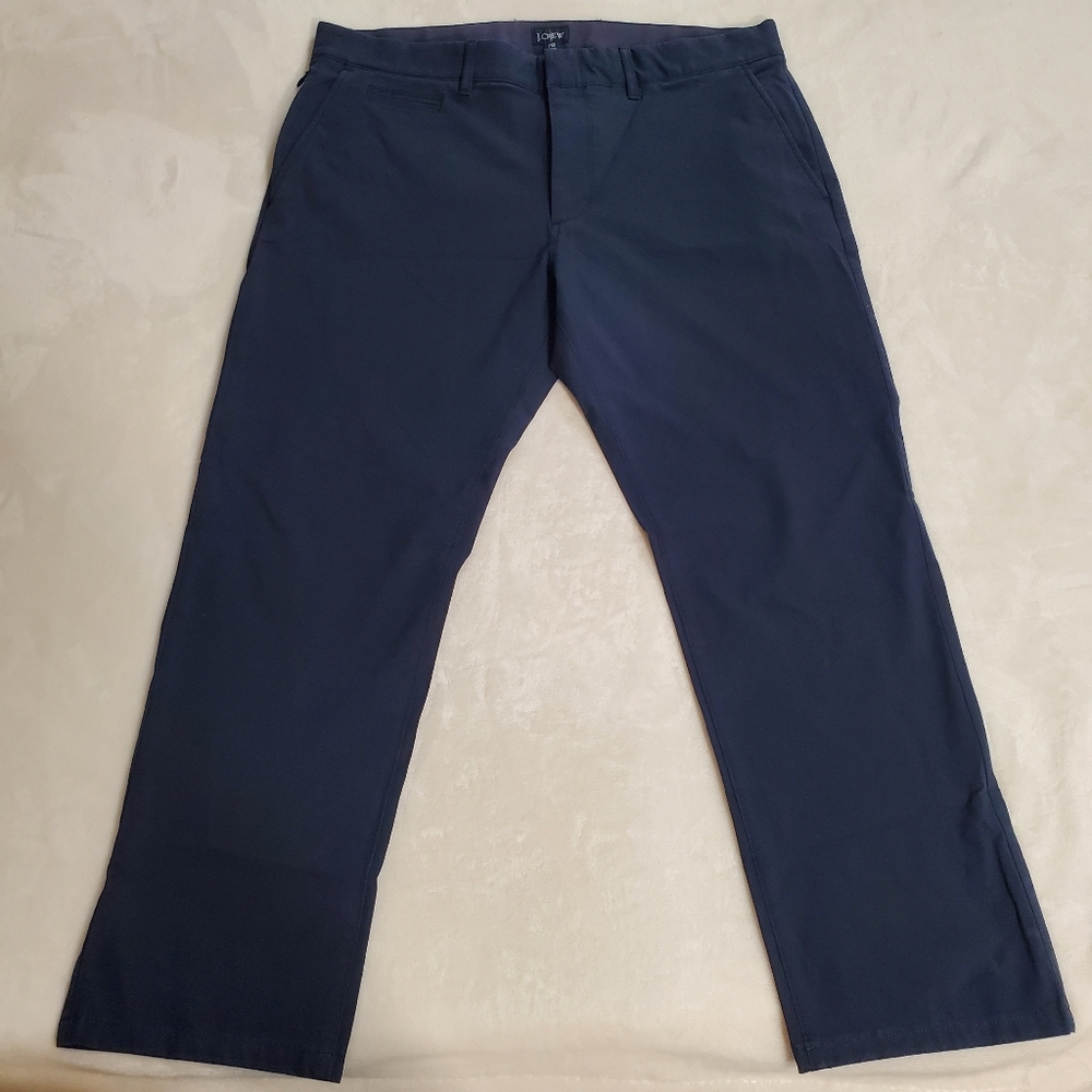 J. Crew Blue Chinos Tailored Cotton Twill